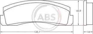 Колодка гальм. диск. ВАЗ 2121 перед. (вир-во ABS)