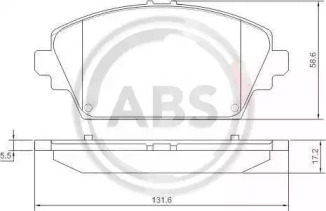 Колодка гальм. диск. HONDA/NISSAN ACCORD/PRIMERA передн. (вир-во ABS)