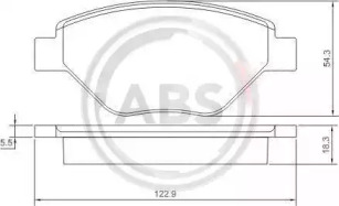 Колодки гальм.перед. Renault Megane II 1.4I 02.02-