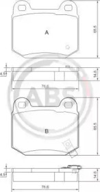 Гальмівні колодки зад. Nissan 350 Z (Z33) 05-/Infiniti G35 (V35)