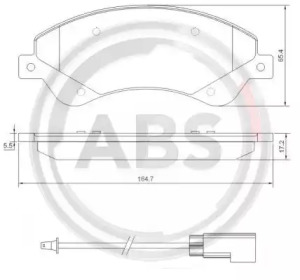 Колодки передние FWD,  2.2TDCI