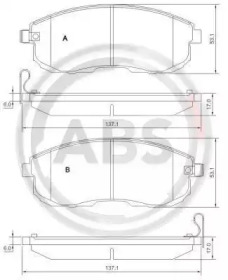 Колодка гальм. диск. NISSAN CUBE 1.5DCI 10-,TIIDA 1.5DCI-1.8 07-;SUZUKI SX4 06-передн. (вир-во ABS)