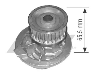 AIRTEX OPEL помпа води Astra 91-,Calibra 93-,Omega