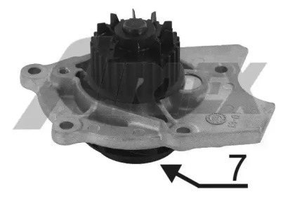 AIRTEX VW помпа води Audi A3,Passat,SuperB 1.8-2.0TFSi 08-