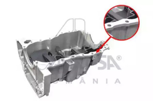 Піддон ДВЗ Renault Clio, Logan, Kangoo (05-), Megane (02-)/Nissan Micra, Note (03-) 1,5 dCI/1,6 16V E4 (30485) Asam