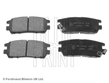 Колодки гальмівні задні дискові Mitsubishi (вир-во Blue Print)