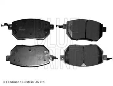 Колодки гальмівні дискові передні Nissan (вир-во Blue Print)