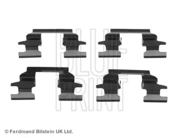 BLUE PRINT  К-кт. установки гальм. колод. NISSAN QASHQAI 07-