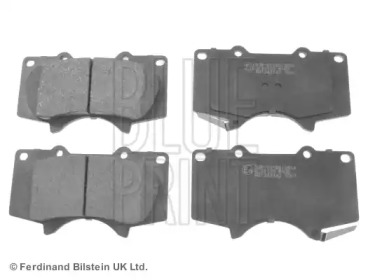 BLUE PRINT TOYOTA гальмівні колодки передн.Land Cruiser 02-,Fortuner,Mitsubishi Pajero IV 07-