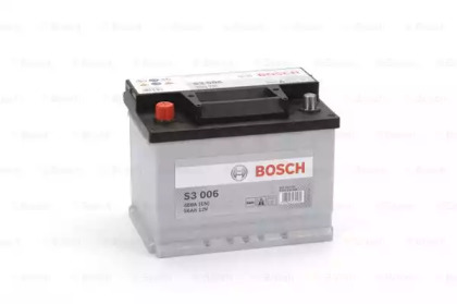 BOSCH S3 Акумулятор 12В/ 56А-год./480А, 242*175*190, 13.47кг, (виводи +-)