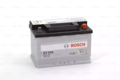 BOSCH S3 Акумулятор 12В/ 70А-год./640А, 278*175*190, 16.5кг, (виводи -+)