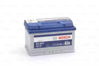 BOSCH S4 Акумулятор 12В / 72А-год / 680А / 278*175*175 / 16.7кг / (виводи -+)