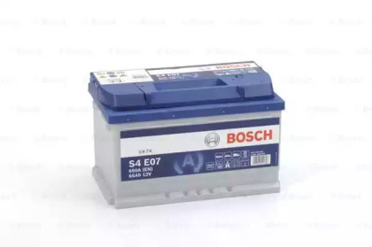 BOSCH S4E EFB Акумулятор 12В / 65А-год / 650А/ 278*175*175 / 21,78кг (виводи -+)