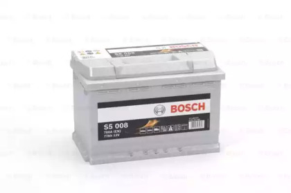 BOSCH S5 Акумулятор 12В/ 77А-год./780А, 278*175*190, 17кг, (виводи -+)