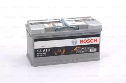 BOSCH S5A AGM Акумулятор 12В/ 95А-год./850А, 353*175*190, 26кг, (виводи -+)