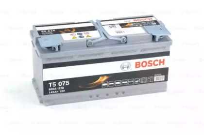 BOSCH S5A AGM Акумулятор 12В/ 105А-год./950А, 394*175*190, 26кг, (виводи -+)