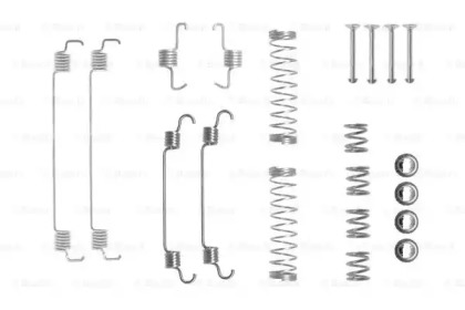 BOSCH К-т кріплення задніх гальмівних колодок CITROEN C2/С3/C-Elysse, PEUGEOT