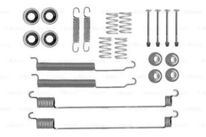 BOSCH NISSAN К-т установчий задніх гальм. колодок Pathfinder 3,3-3,5 -04, Navara, Pick Up