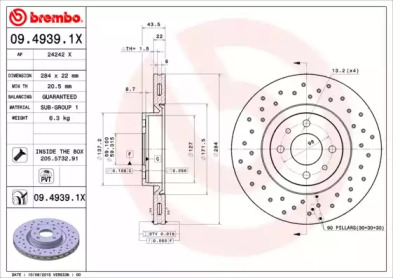 Гальмівні диски LYBRA SW (839_), 07.