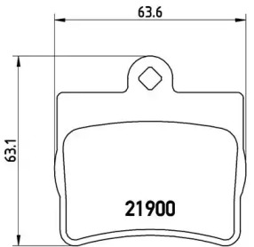 Гальмівні колодки KLASA C (W202), 03.9