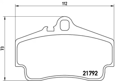 Гальмівні колодки 911 kabriolet (996),