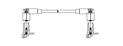 Провід високовольтний Bremi SEAT/VW Inca/Golf \1,4-2,0 \89-04 \(Coil)