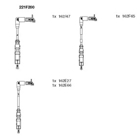 К-кт проводiв Bremi SKODA/VW Superb/Passat \2,0 \98-10