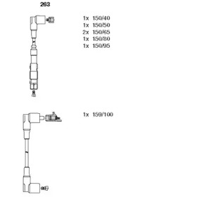 К-кт проводiв Bremi MB 124/190/E-Class/G-Class/S-Class/SL \2,6-3,0 \85-97