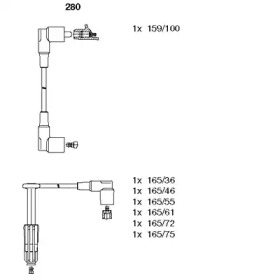 К-кт проводiв Bremi MB SL \3,0 \89-93