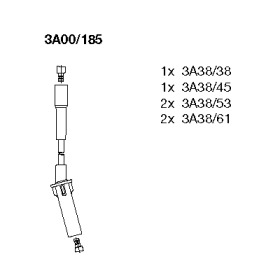 К-кт проводiв Bremi CHRYSLER/DODGE/JEEP/VW Voyager/Caravan/Wrangler/Routan \3,3-3,8 \00>>