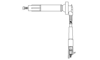 a_Провід високовольтний Bremi SUBARU Forester/Impreza/Legacy/Outback \2,0-2,5 \98-09 \(1-цил)