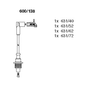 К-кт проводiв Bremi CITROEN/FIAT/PEUGEOT Berlingo/Ducato/Boxer \1,6-2,0 \87-06