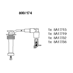 К-кт проводiв Bremi FORD/MAZDA/VOLVO Focus/2/C30 \1,2-1,7 \95>>