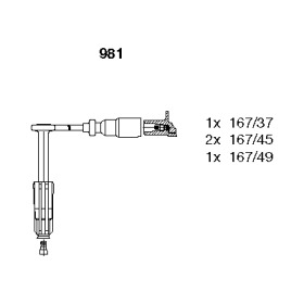 К-кт проводiв Bremi MB C-Class \1,8 \93-00