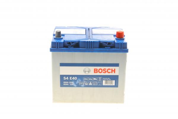 BOSCH S4E EFB ASIA Акумулятор 12В / 65А-год / 650А / 232*173*225 / 16,93кг (виводи -+)