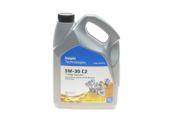 DELPHI 5L (Made in France!) Prestige SUPER PLUS C2 5W-30 ACEA С2, API SN/CF, PSA B71 2290, Renault 0700