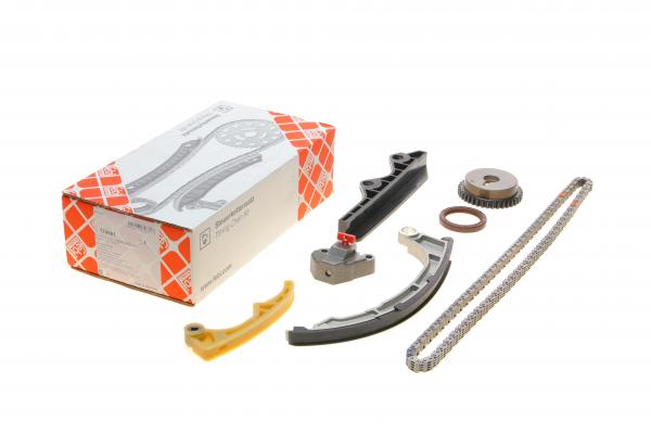 FEBI NISSAN К-кт цепи привода распредвала Note,Micra II,III 1.2/1.4