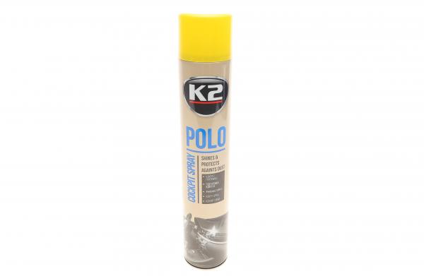 Поліроль для торпедо \лимон\ / K2 PERFECT POLO COCKPIT SPRAY 750ML LEMON