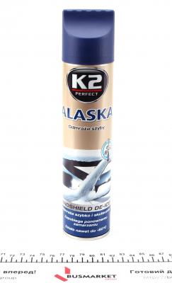 K2 ALASKA -60C 300ml розморожувач для вікон (аерозоль) х24