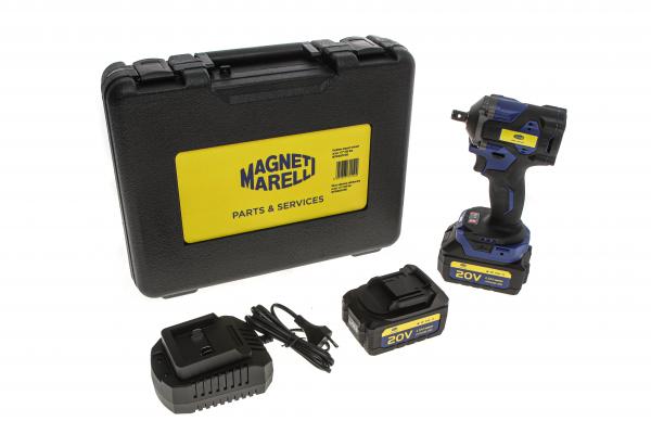 MAGNETI MARELLI Акумуляторний ударний гайковерт E-Lion 1/2&quot; 620 Nm (кейс + гайковерт + 2 акб + зарядний пристрій)