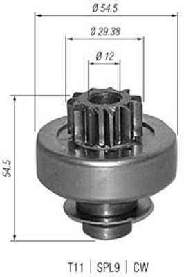 MAGNETI MARELLI бендикс PEUGEOT RENAULT VOLVO [940113020347]