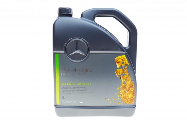 Олива моторна синтетична Mercedes Benz \Genuine Engine Oil MB 229.52 5W30\, 5л