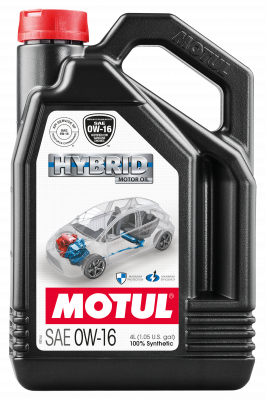 Масло моторне синтетичне д/авто MOTUL NGEN Hybrid 0W16 4L