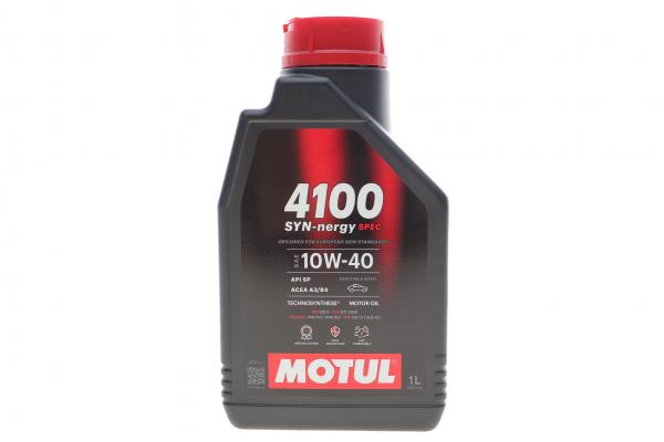 Олива моторна MOTUL 4100 Syn-nergy Spec 10W40 1L