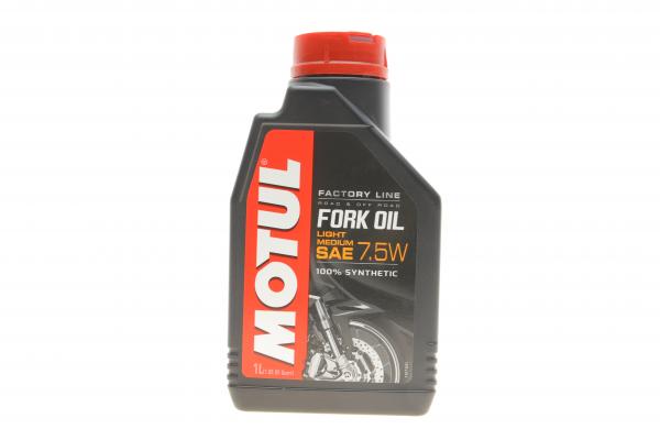 Олива вилочна 100% синтетична MOTUL Fork Oil Light Medium FL 7,5W 1L