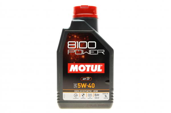 Олія моторна 100% синтетична естерова д/авто MOTUL 8100 Power 5W40 1L