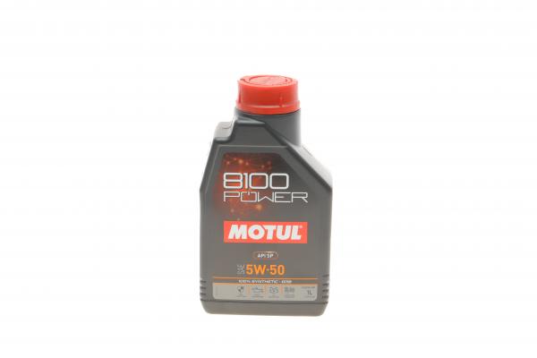 Олива моторна 100% синтетична естерова д/авто MOTUL 8100 Power 5W50 1L