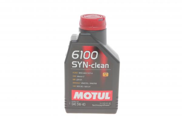 Олива MOTUL 6100 Syn-clean SAE 5W40 1 L