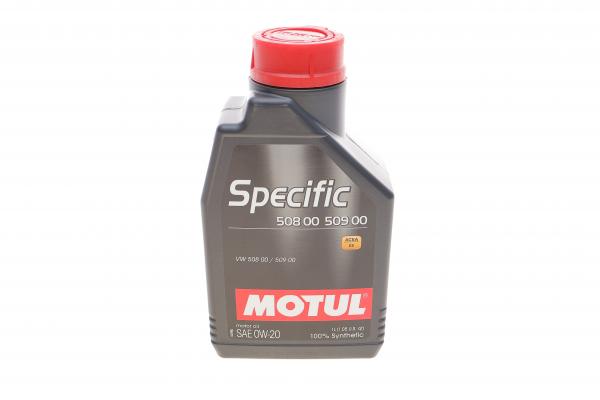 Олива моторна синтетична MOTUL Specific 508 00 509 00 SAE 0W20 1 L