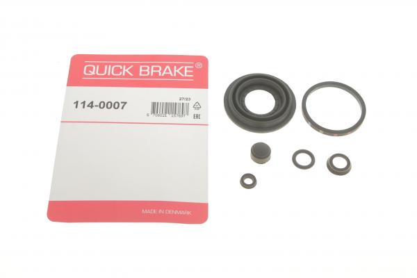 114-0007 QUICK BRAKE Ремкомплект супорта (заднього) VW Caddy III 04-15 (d38mm)